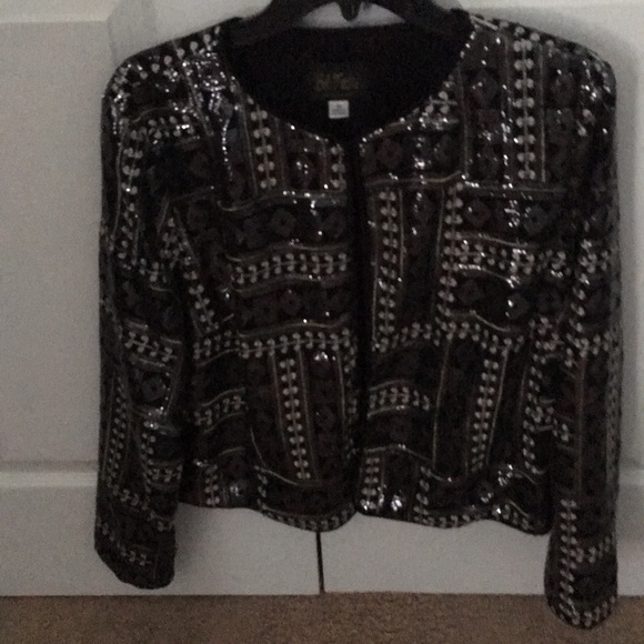 Bob Mackie short evening jacket. Size 16 - Picture 2 of 3